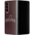 Brown University Outlined Galaxy Z Fold4 5G Skin